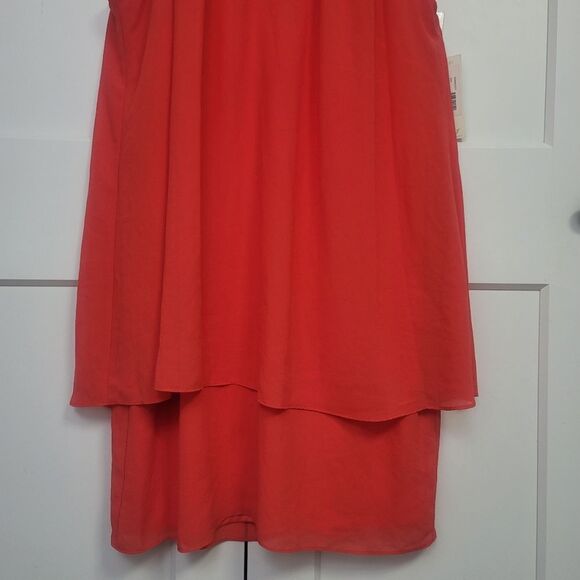 Eliza J. Tiered Halter Flounce Hem Popover Dress, 14 - Picture 4 of 11